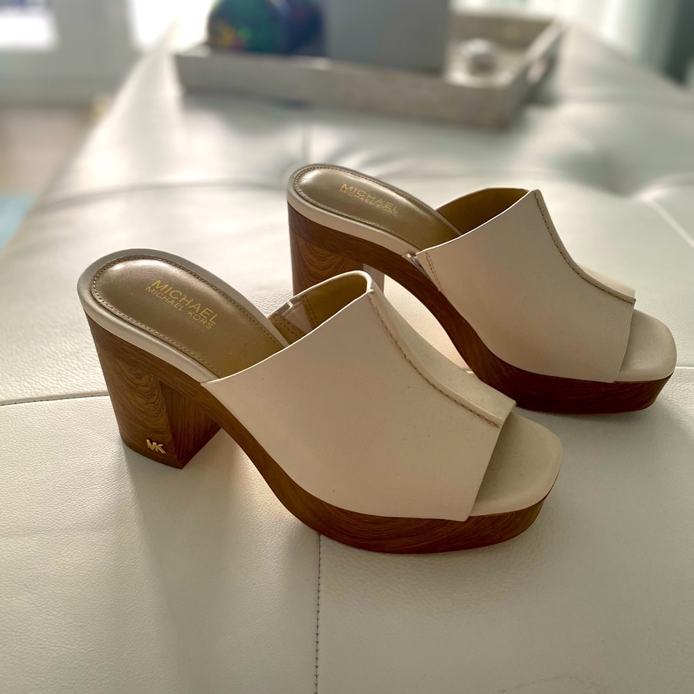 Block heel mules Michael Kors